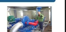 CTMI turbine installation with technician on site